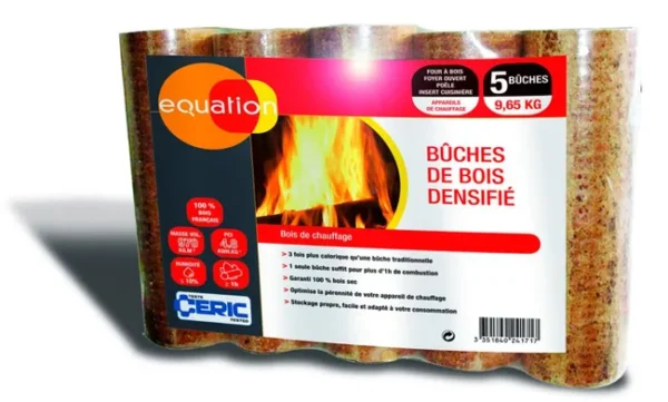 Palette bois densifié EQUATION 5 x 104