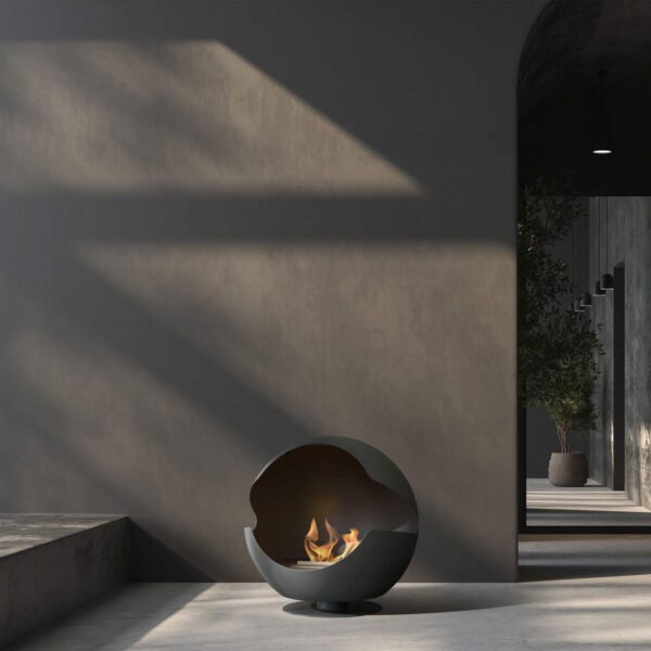 Cheminée au bioéthanol design Vauni Globe – Image 3
