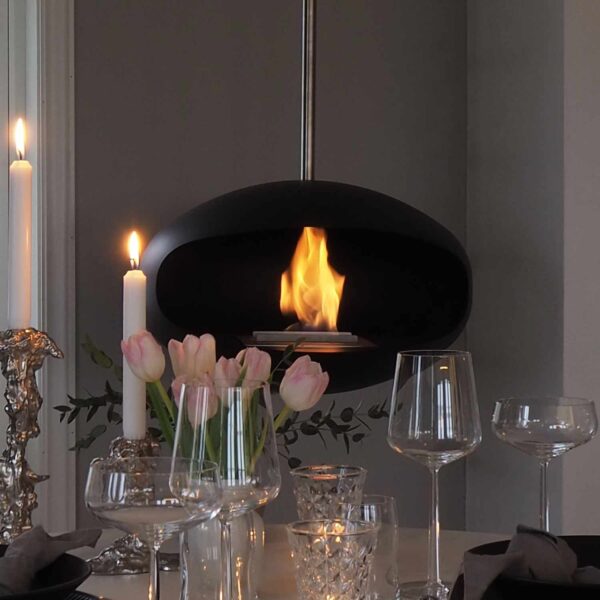 Cheminée bio éthanol suspendue Cocoon Fires Aeris – Image 5