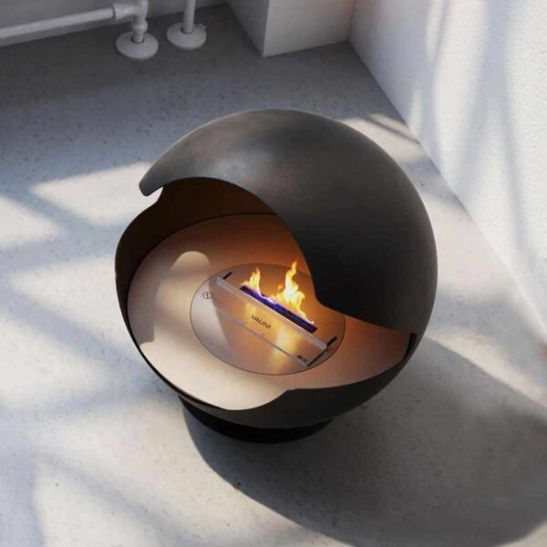 Cheminée au bioéthanol design Vauni Globe – Image 2