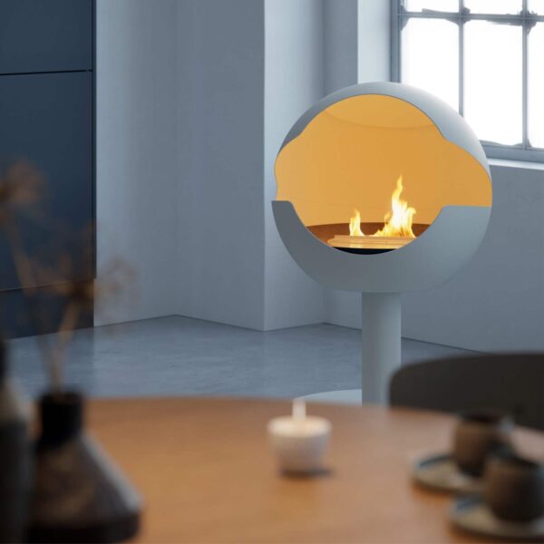 Cheminée au bioéthanol design Vauni Globe – Image 8