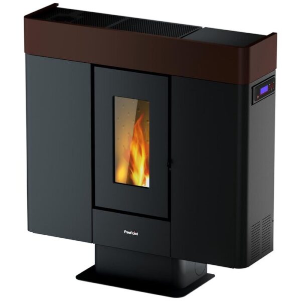 Poêle à pellets FREEPOINT Moon, 10 kw, compatible WiFi