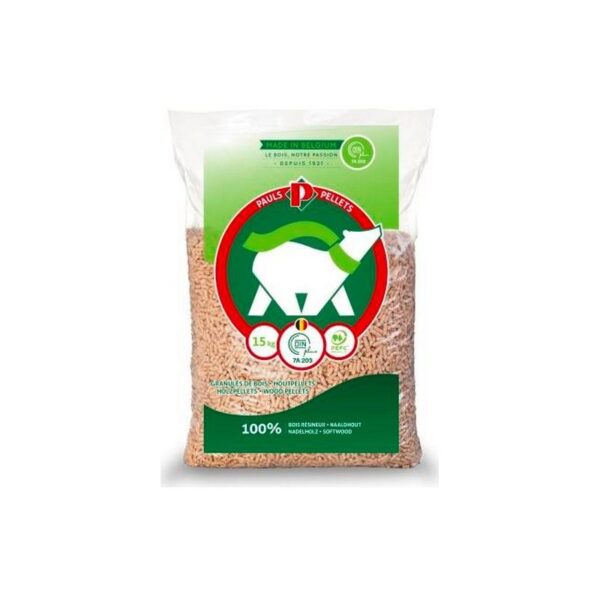 Granulés de bois PAULS Pellets 70 sacs -15kg